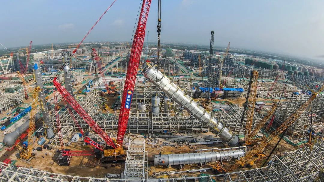 广东石化炼化一体化项目120万吨乙烯装置建成中交！