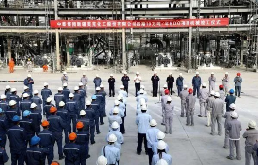 美克10万吨BDO项目竣工！
