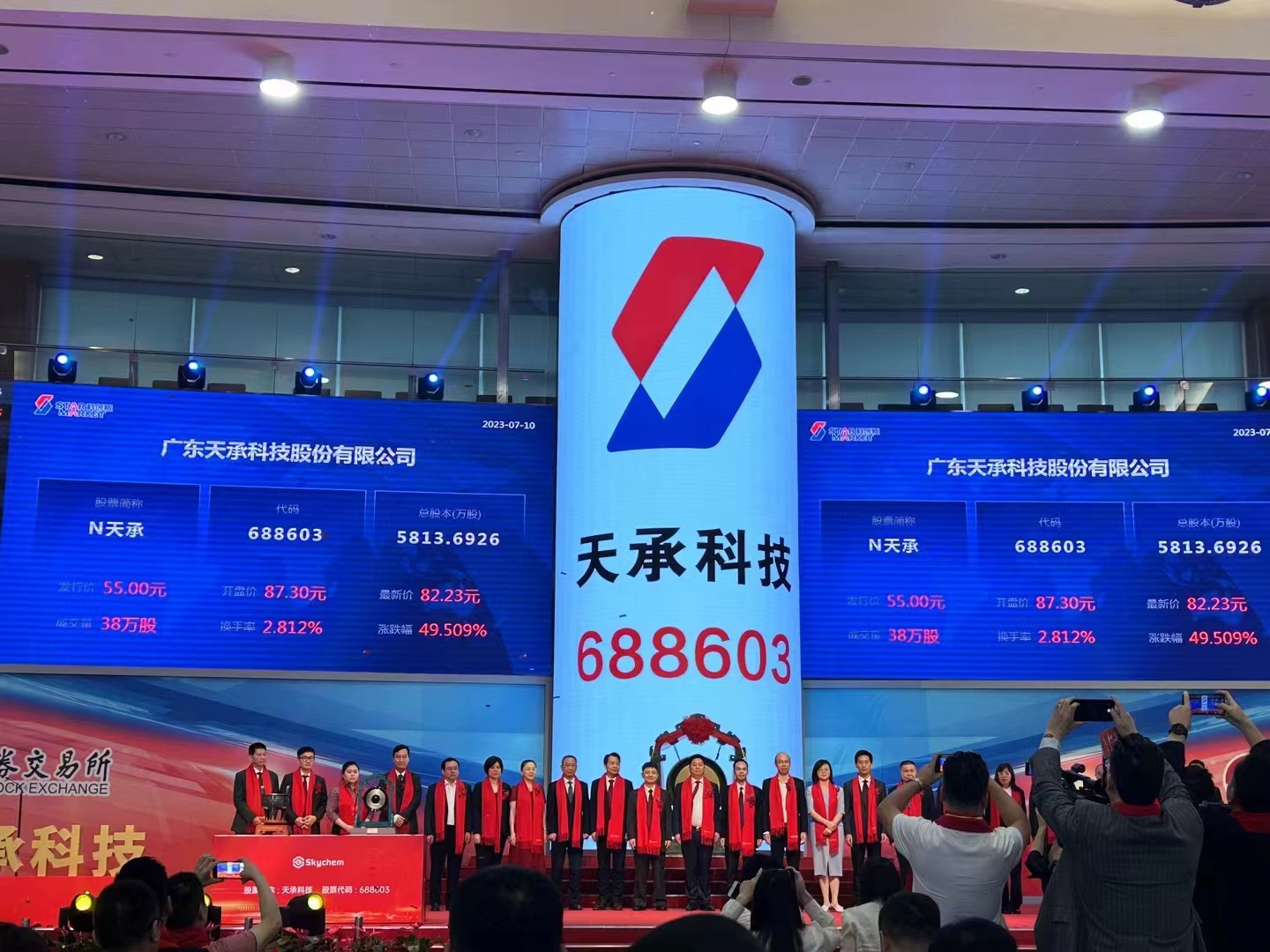 天承科技科创板上市 国产电子化学品迈向高端发展