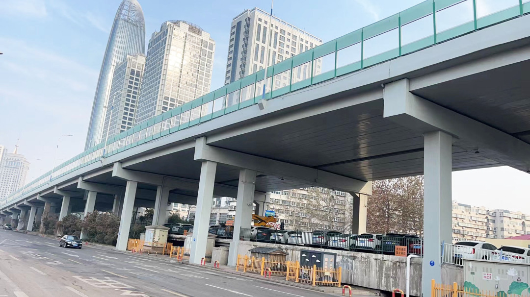 汇丽涂料案例展示 | 济南经十路高架桥项目