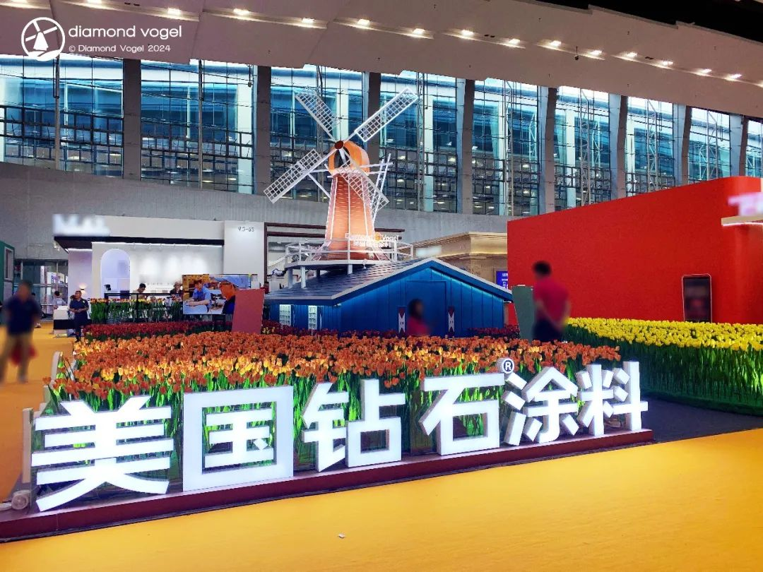 郁金香的芬芳，钻石的光彩｜美国钻石涂料×2024广州建博会圆满落幕！