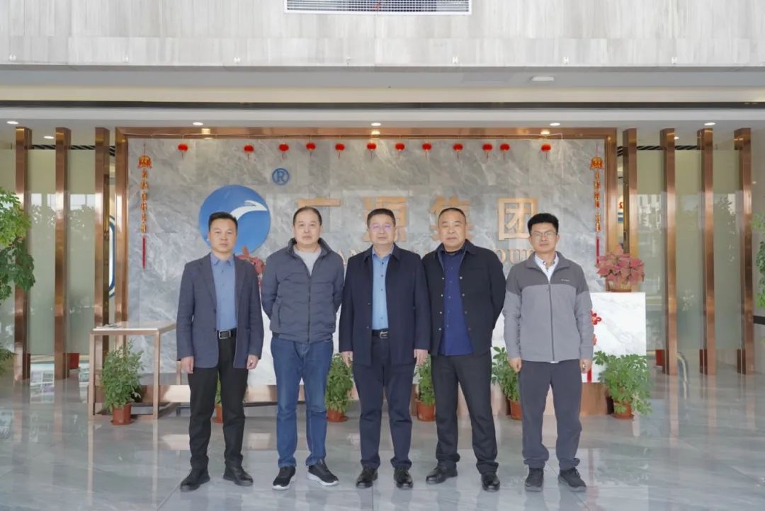 中国非金属矿工业协会副会长单位龙源石膏到广源考察交流