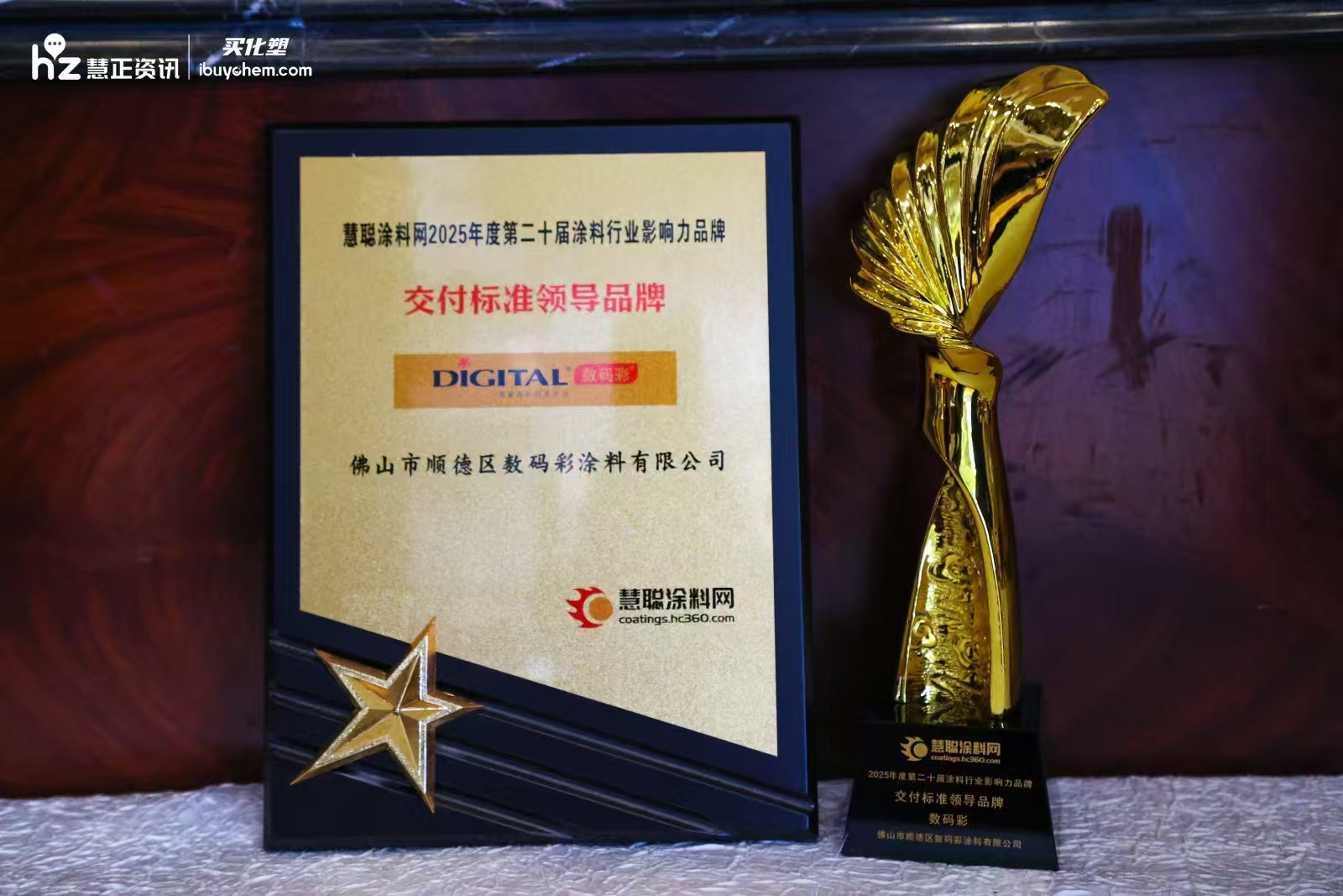 双擎标杆 数码彩荣膺“交付标准领导品牌”大奖