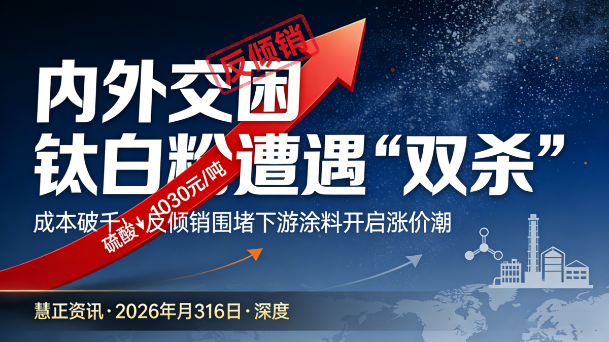 内外交困下的密集提价：钛白粉遭遇成本与贸易壁垒“双杀”