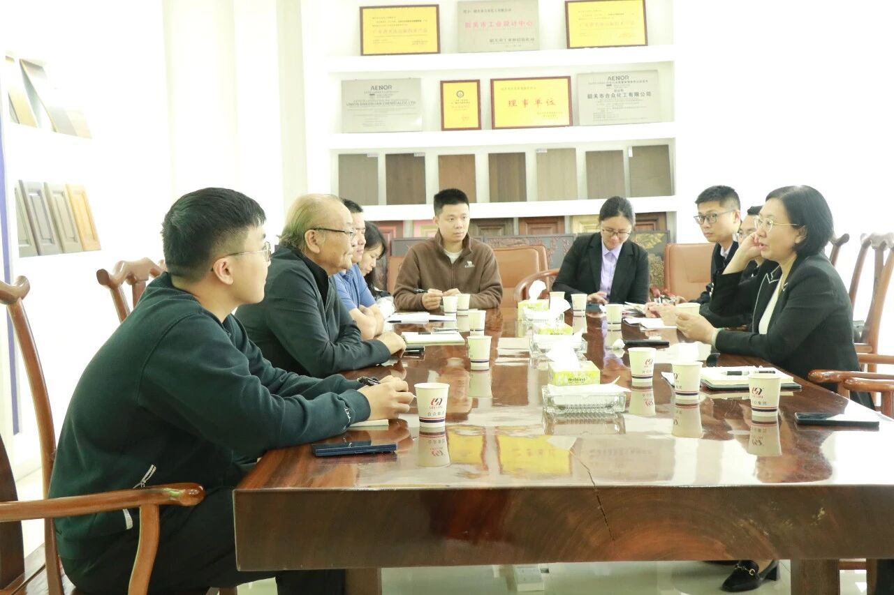 市商务局领导调研合众化工 精准服务赋能外贸高质量发展